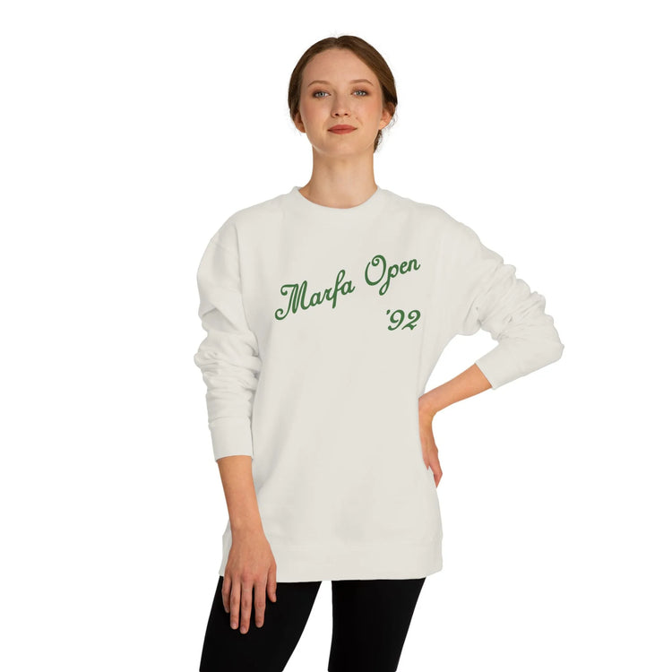 white Marfa Open ’92 sweatshirt