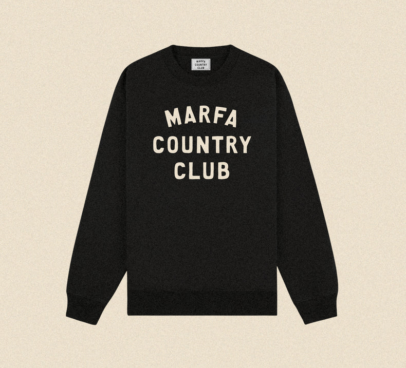 Club Issue Crewneck - Black/Cream