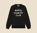 Black sweatshirt with 'Marfa Country Club'