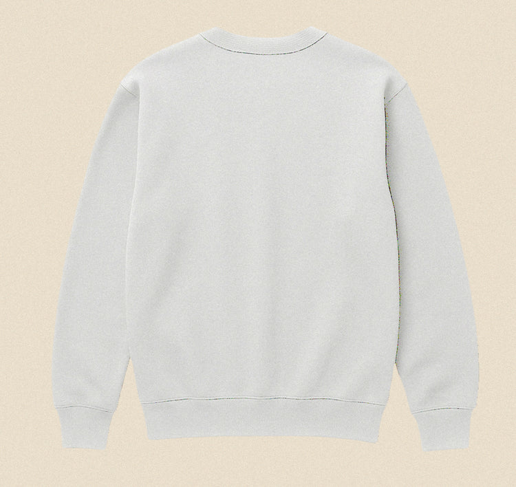 Rider Crewneck - Grey/Red