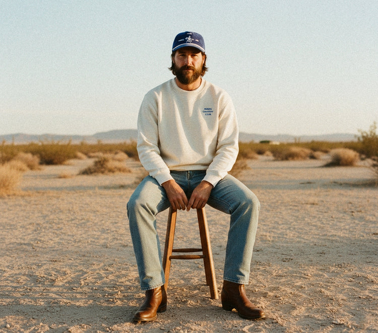Mystery Lights Crewneck - light grey / off-white