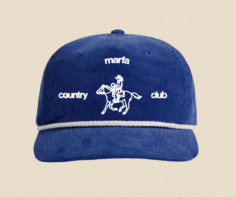 The Rider’s Cap - Blue/White
