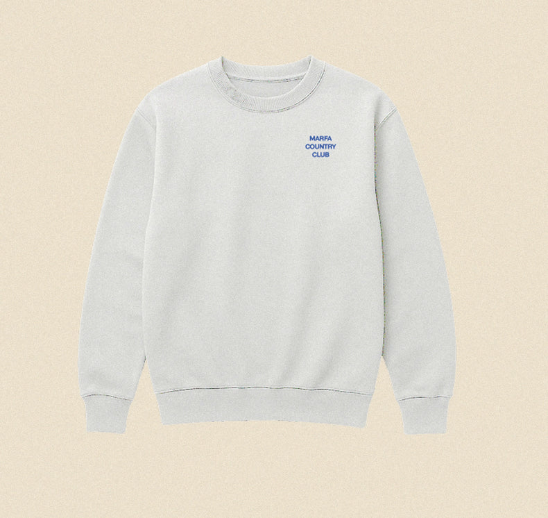 Mystery Lights Crewneck - light grey / off-white