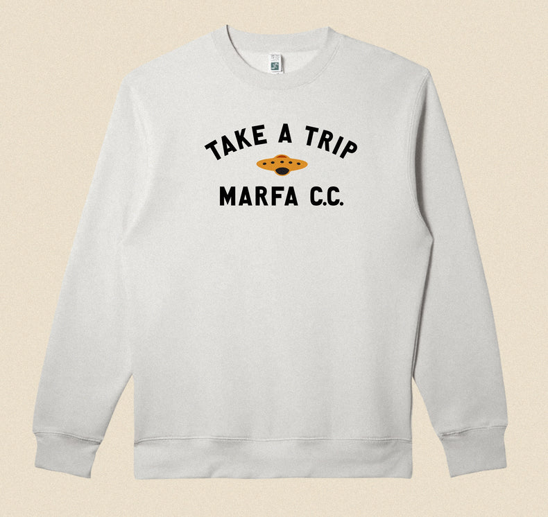 Take a Trip Crewneck - Grey/Black